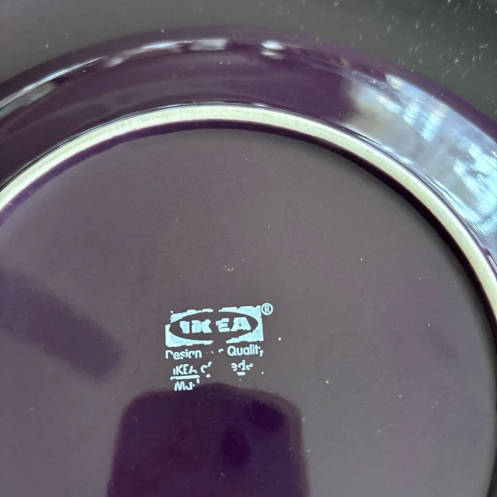 IKEA Plum Purple Ceramic Plates